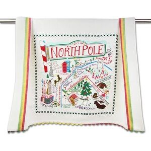 CATSTUDIO NORTH POLE DISH TOWEL/BAR TOWEL